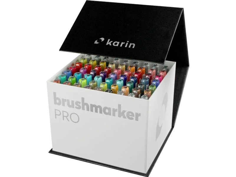 Karin Fasermaler Brushpen PRO 27C7 60 Farben