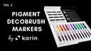Karin Fasermaler Bruspen Pigment Deco Brush Basic Colours