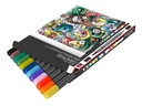 Marabu Fasermaler Aqua Pen Graphix Mega Mash, 12 Stück