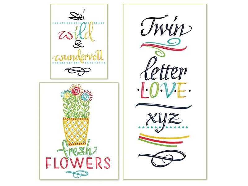 Online Fasermaler Callibrush Twin Handlettering Mehrfarbig, 5 Stück
