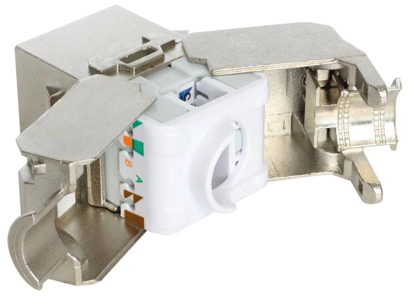 Delock Keystone-Modul RJ45 - LSA, Cat 6A geschirmt, kompakt