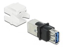 Delock Keystone-Modul USB3.0 A - B weiss