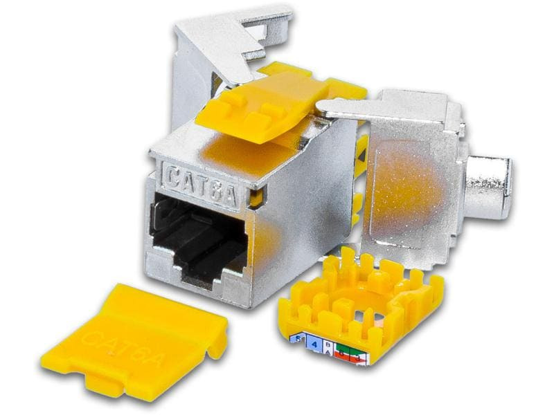 Wirewin Keystone-Modul Cat.6A STP Slim. 48er-Pack