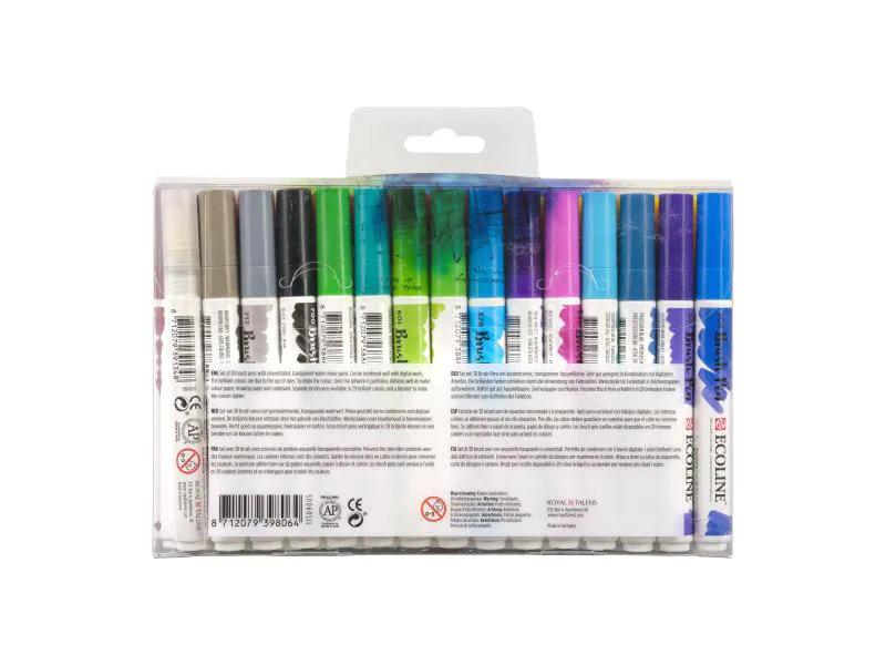 Talens Aquarellfarbstifte Ecoline Basic 30er Set