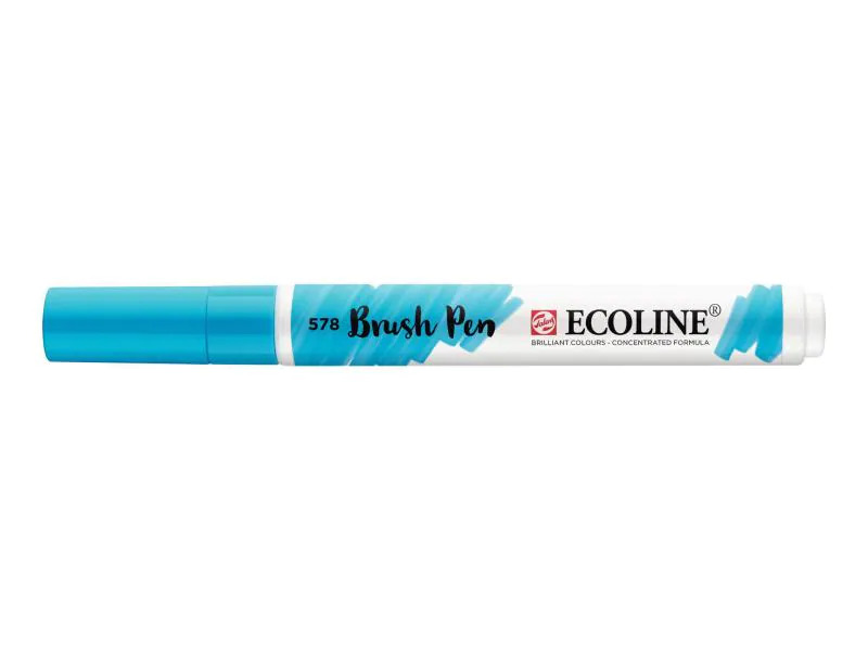 Talens Fasermaler Brushpen Ecoline Himmelblau