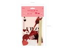 Partydeco Partyaccessoire Love is in the Air 7-teilig, Pink/Rot