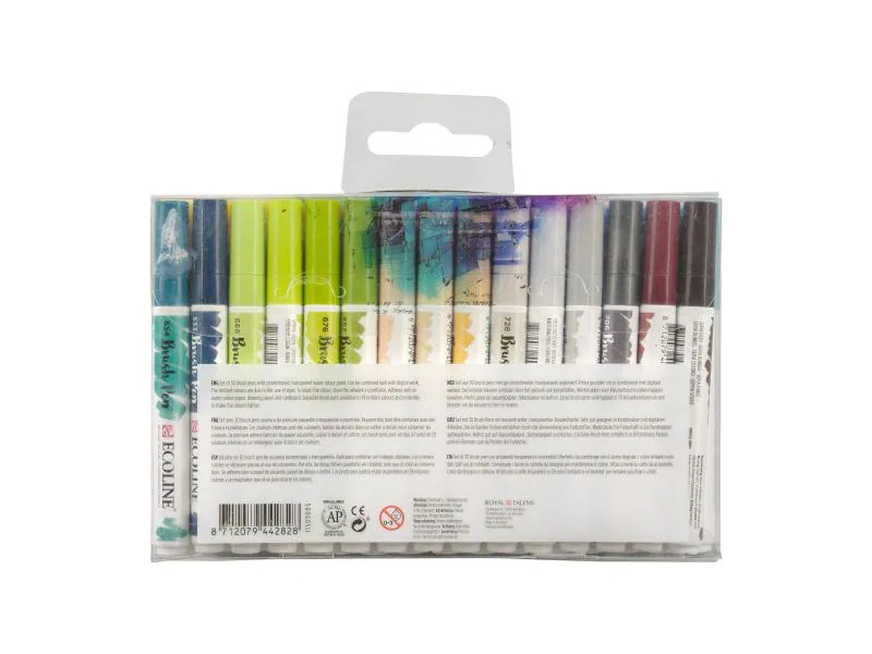 Talens Fasermaler Ecoline Basic Additional 30er Set
