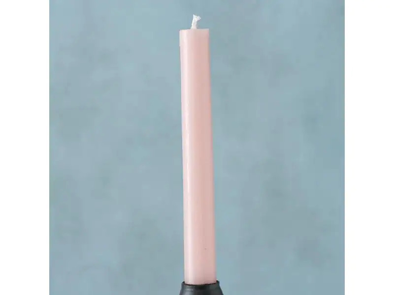 Boltze Stabkerze Melia 20 cm, Hellrosa, 4 Stück