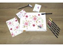 Tombow Fasermaler Watercolor Set Floral Rosa