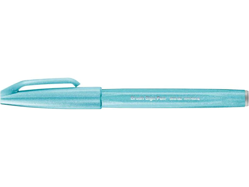 pentel Fasermaler Brush Sign Hellblau, 1 Stück