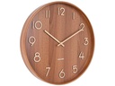 KARLSSON Wanduhr Pure Ø 40 cm, Dunkelbraun