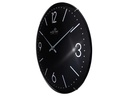 NeXtime Funk-Wanduhr Atomic Ø 35 cm, Schwarz