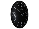NeXtime Funk-Wanduhr Atomic Ø 35 cm, Schwarz