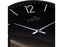 NeXtime Funk-Wanduhr Atomic Ø 35 cm, Schwarz
