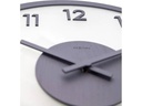 NeXtime Wanduhr Frosted Wood Ø 50 cm Grau