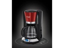 Russell Hobbs Filterkaffeemaschine Colours Plus Rot/Schwarz