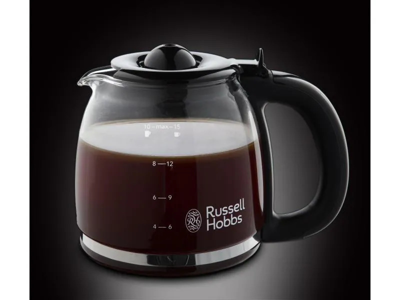 Russell Hobbs Filterkaffeemaschine Colours Plus Rot/Schwarz