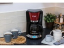 Russell Hobbs Filterkaffeemaschine Colours Plus Rot/Schwarz