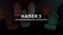 Anda Seat Gaming-Stuhl Kaiser 3 L Schwarz