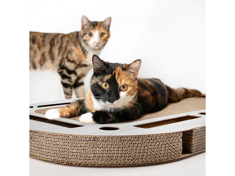 CanadianCat Kratzmöbel Playplate, Hellgrau