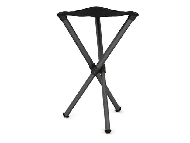 Walkstool Dreibeinhocker Basic 50 cm Grau/Schwarz