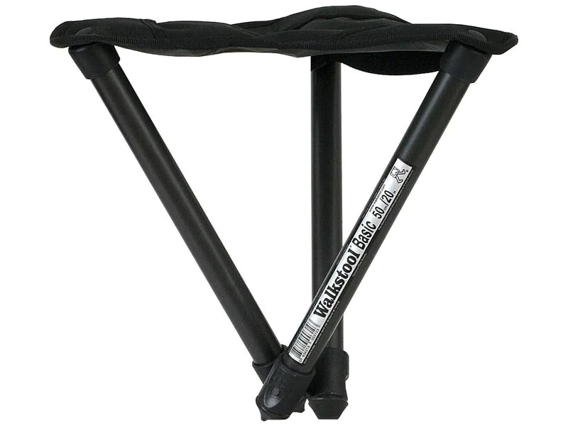 Walkstool Dreibeinhocker Basic 50 cm Grau/Schwarz