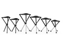 Walkstool Dreibeinhocker Basic 60 cm Grau/Schwarz