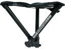 Walkstool Dreibeinhocker Comfort 45 cm Schwarz/Silber