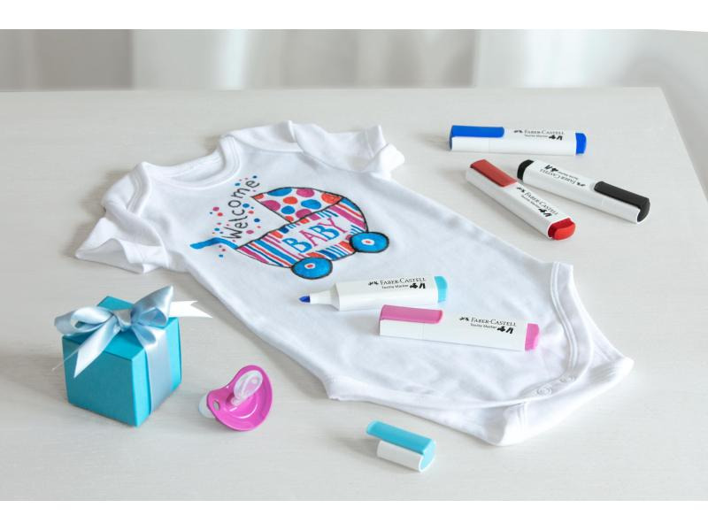 Faber-Castell Textilmarker Baby 5 Stück