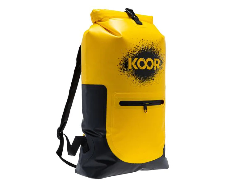KOOR Dry Bag Rolltop Gelb 20 l
