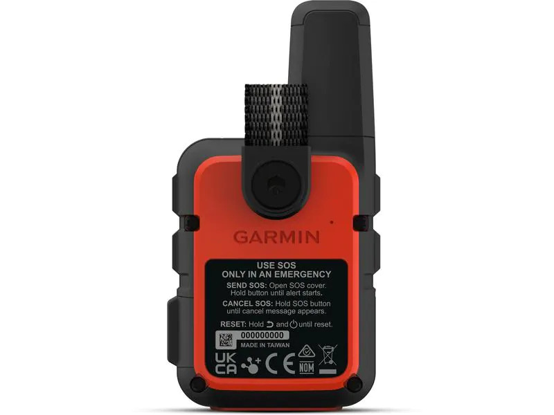 GARMIN Hand GPS inReach Mini 2, Schwarz/Rot