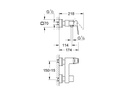 GROHE Duscharmatur Eurocube 1/2, Chrom