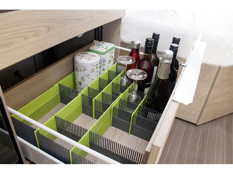 purvario Stauleisten 100 MAXXI 8-teilig, Limonengrün/Anthrazi