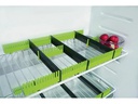purvario Stauleisten für Kühlschränke 8-teilig, Pure lemon