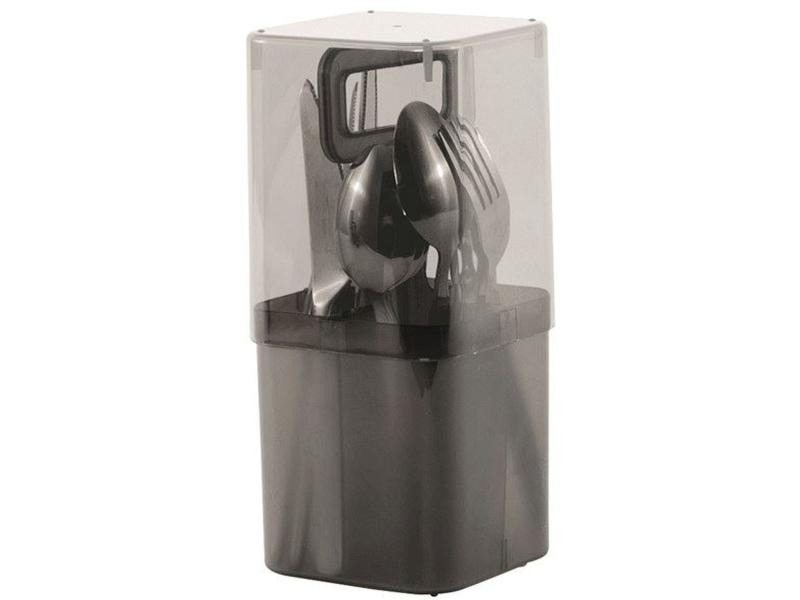 Outwell Outdoor-Besteck-Set Box Cutlery Schwarz