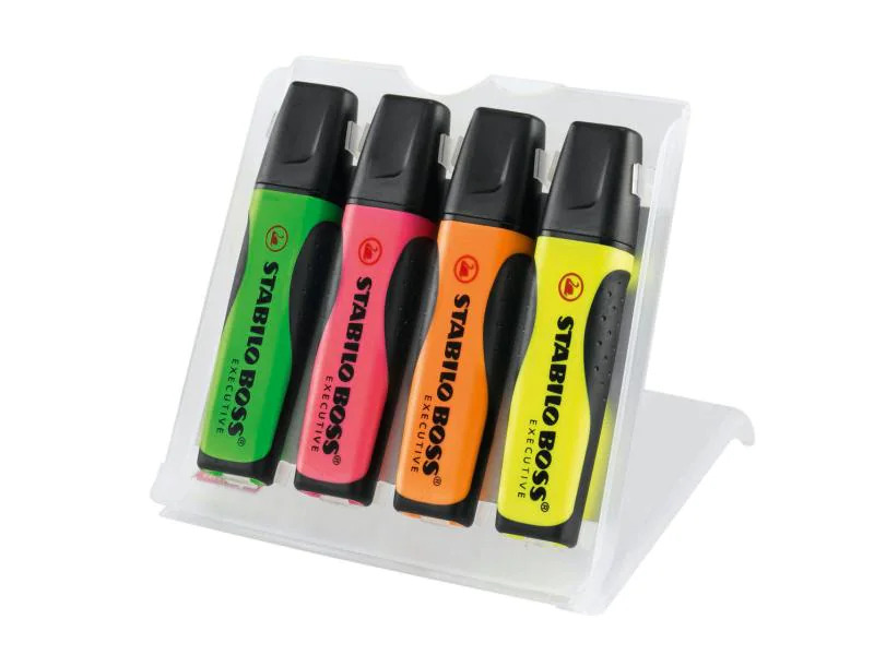 STABILO Leuchtmarker Boss Executive 4 Stück