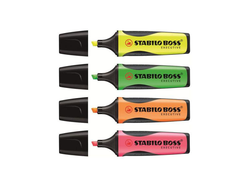 STABILO Leuchtmarker Boss Executive 4 Stück