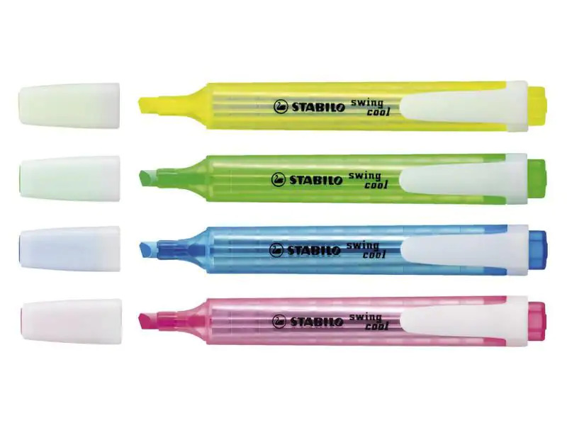 STABILO Leuchtmarker Swing Cool 4 Stück