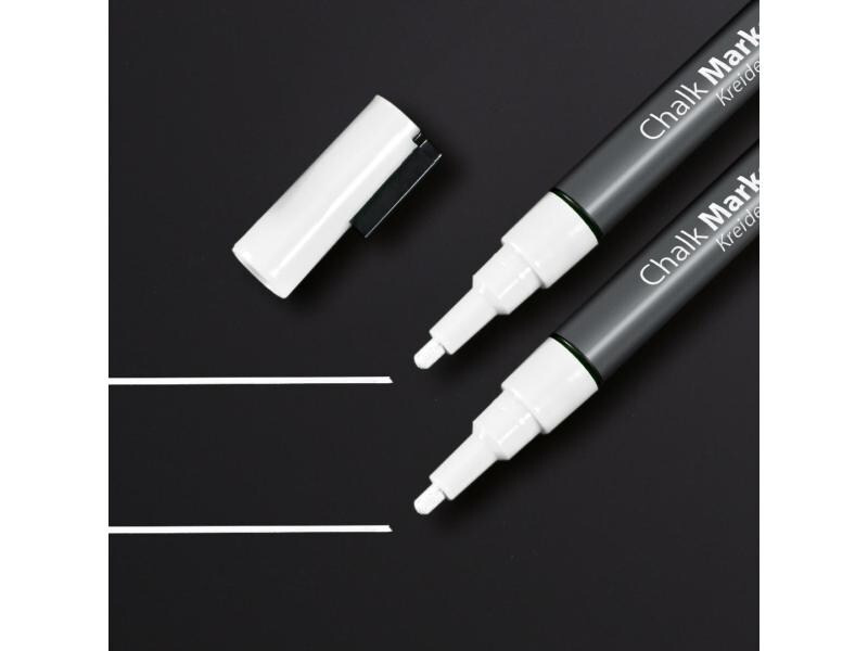 Sigel Kreidemarker 20+50 2 Stück, weiss