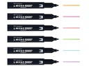 Tombow Leuchtmarker MONO EDGE, 6er-Set