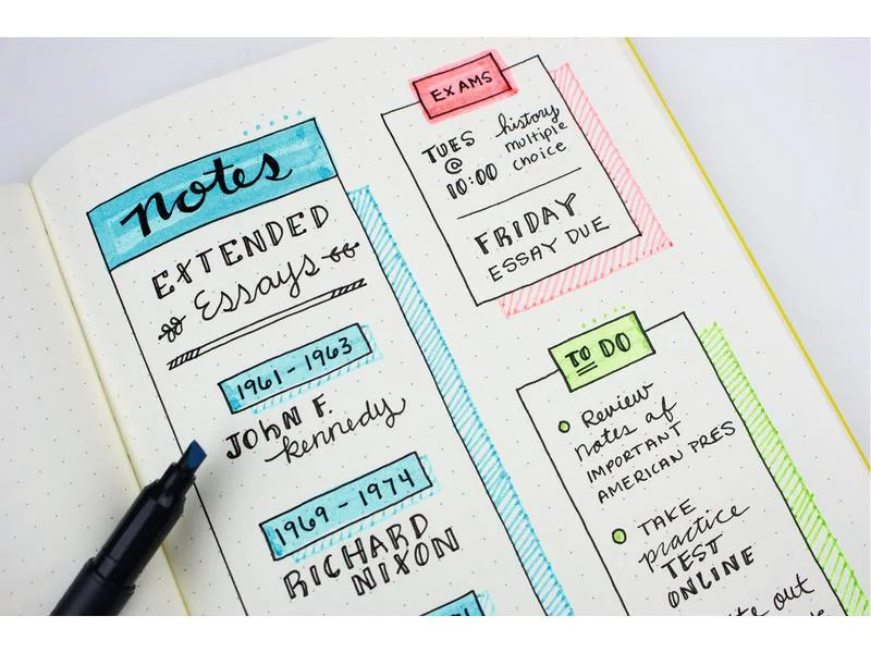 Tombow Leuchtmarker MONO EDGE, 6er-Set