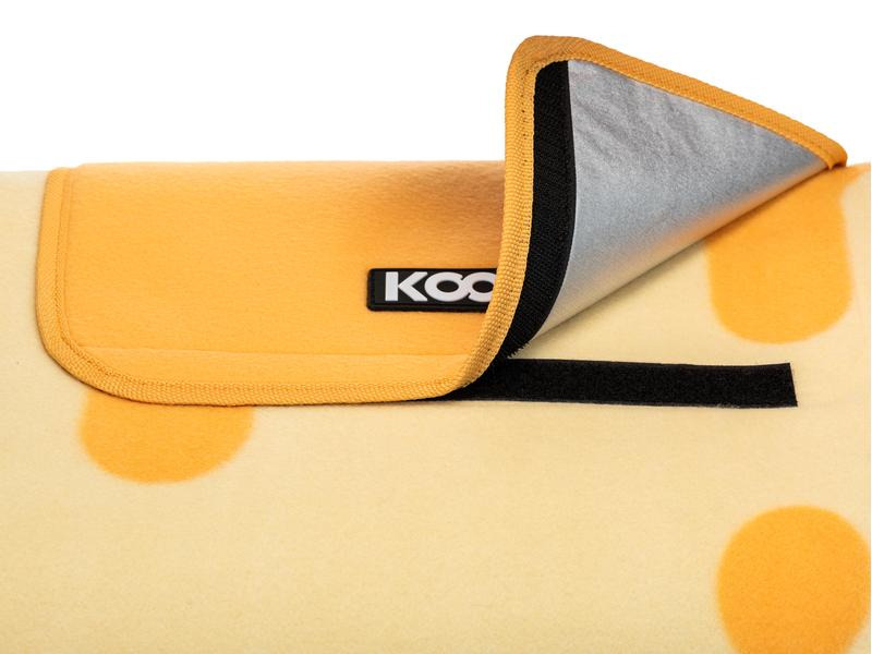 KOOR Picknickdecke Gelato 200 x 200 cm Orange