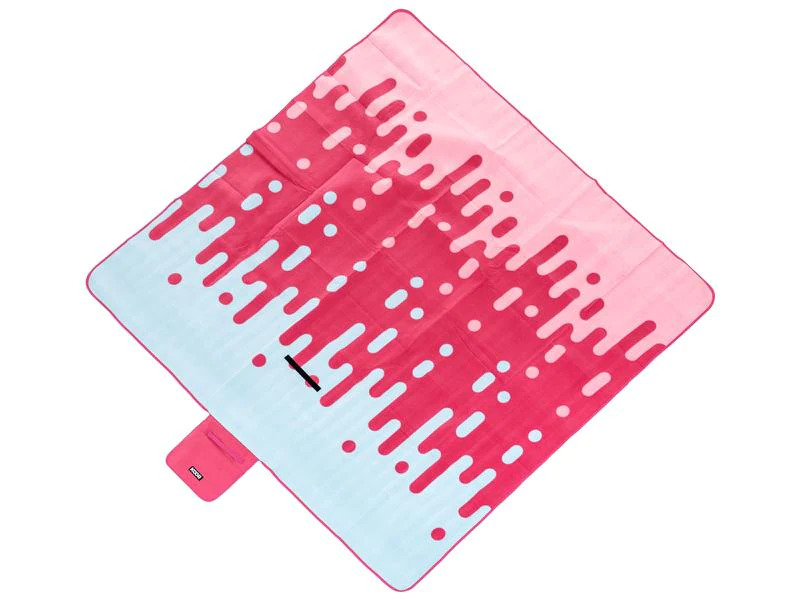 KOOR Picknickdecke Gelato 200 x 200 cm Pink