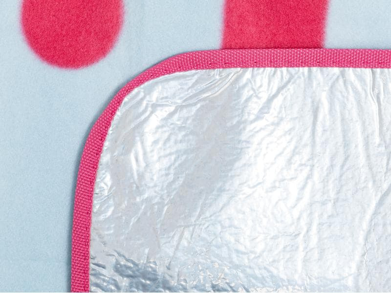 KOOR Picknickdecke Gelato 200 x 200 cm Pink
