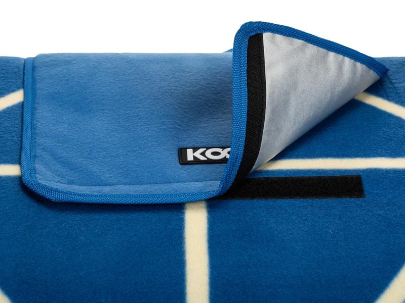 KOOR Picknickdecke Onda 200 x 250 cm Blau