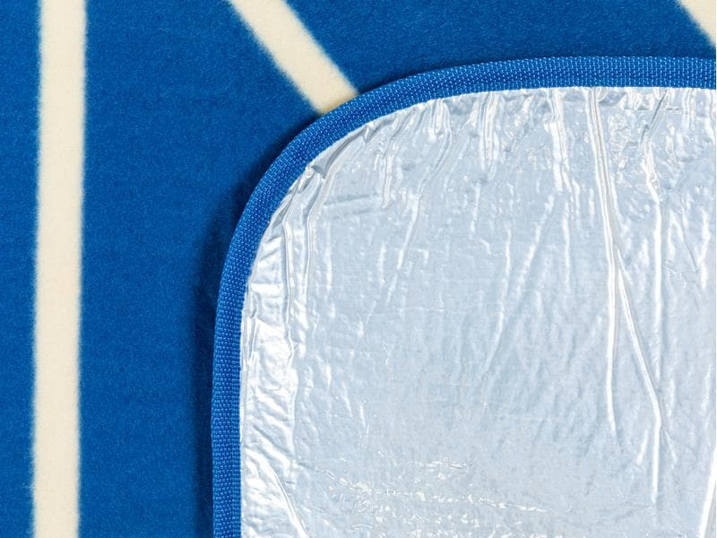 KOOR Picknickdecke Onda 200 x 250 cm Blau
