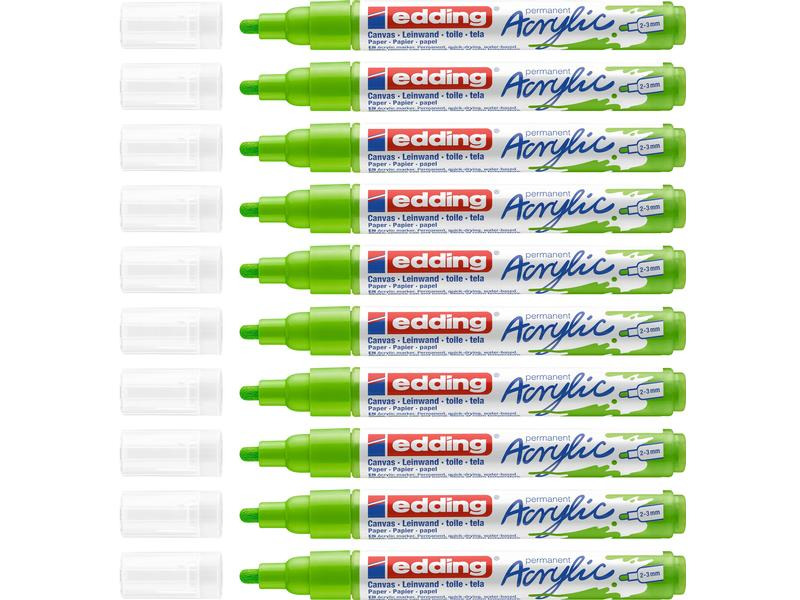 edding Acrylmarker 5100 Medium, Gelbgrün