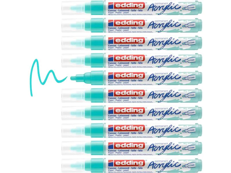 edding Acrylmarker 5100 Medium, Türkis
