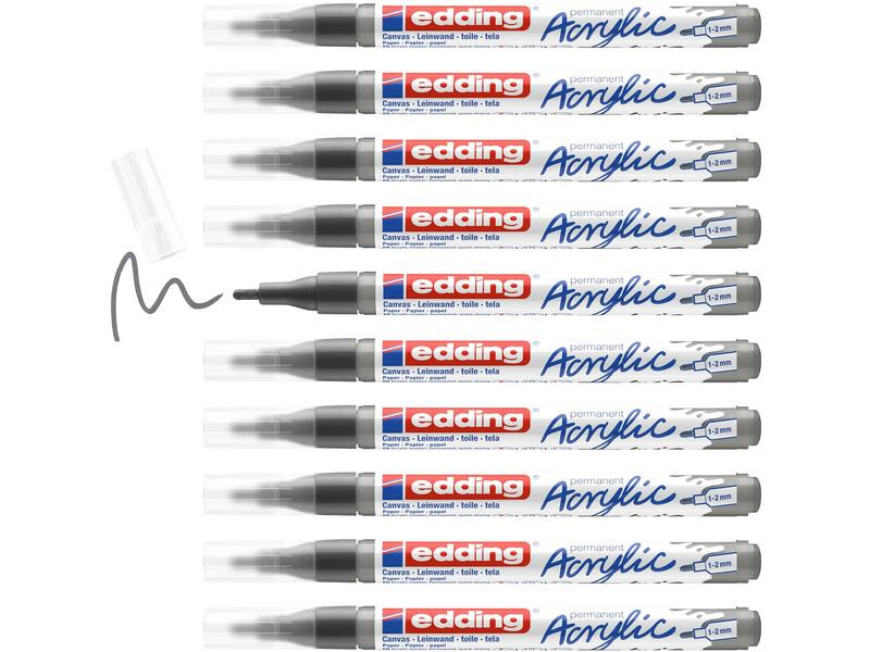 edding Acrylmarker 5300 Fein, Anthrazit