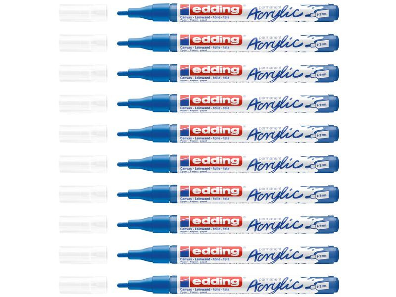 edding Acrylmarker 5300 Fein, Blau